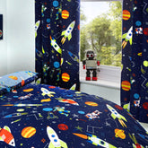 Bedlam Supersonic Blue Curtains Bedlam Supersonic Blue Curtains